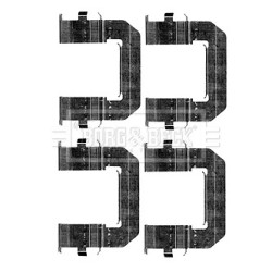 Brake Disc Pad Accessory Kit BORG & BECK BBK1213 for CHEVROLET &more..