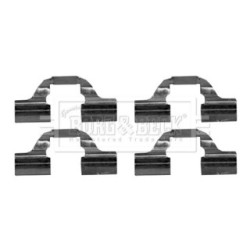 Brake Disc Pad Accessory Kit BORG & BECK BBK1222 for CITROEN &more..