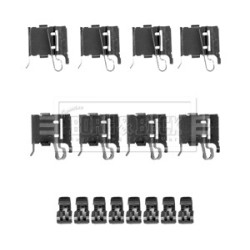 Brake Disc Pad Accessory Kit BORG & BECK BBK1225 for JEEP