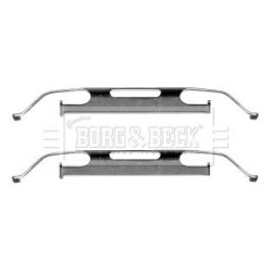 Brake Disc Pad Accessory Kit BORG & BECK BBK1231 for AUDI