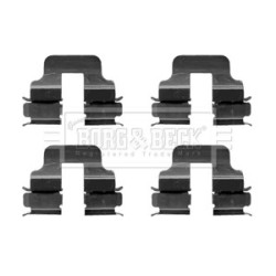Brake Disc Pad Accessory Kit BORG & BECK BBK1234 for MERCEDES