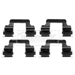 Brake Disc Pad Accessory Kit BORG & BECK BBK1241 for ALFA ROMEO &more..