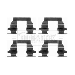 Brake Disc Pad Accessory Kit BORG & BECK BBK1242 for NISSAN &more..