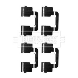 Brake Disc Pad Accessory Kit BORG & BECK BBK1250 for CITROEN &more..