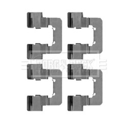 Brake Disc Pad Accessory Kit BORG & BECK BBK1257 for CHEVROLET &more..