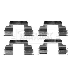 Brake Disc Pad Accessory Kit BORG & BECK BBK1263 for LANCIA &more..