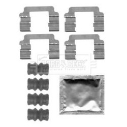 Brake Disc Pad Accessory Kit BORG & BECK BBK1265 for VAUXHALL &more..