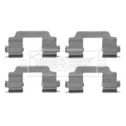 Brake Disc Pad Accessory Kit BORG & BECK BBK1278 for VAUXHALL &more..