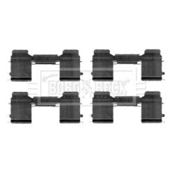Brake Disc Pad Accessory Kit BORG & BECK BBK1303 for CITROEN &more..