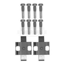 Brake Disc Pad Accessory Kit BORG & BECK BBK1308 for BMW 1