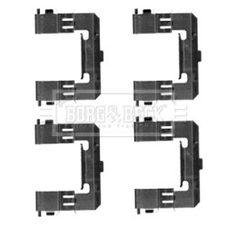 Brake Disc Pad Accessory Kit BORG & BECK BBK1328 for FORD
