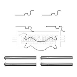Brake Disc Pad Accessory Kit BORG & BECK BBK1332 for TOYOTA