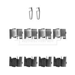 Brake Disc Pad Accessory Kit BORG & BECK BBK1338 for MAZDA