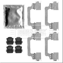 Brake Disc Pad Accessory Kit BORG & BECK BBK1355 for LAND ROVER
