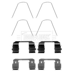 Brake Disc Pad Accessory Kit BORG & BECK BBK1363 for HONDA