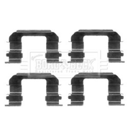 Brake Disc Pad Accessory Kit BORG & BECK BBK1367 for CHEVROLET &more..