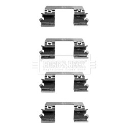 Brake Disc Pad Accessory Kit BORG & BECK BBK1369 for MERCEDES