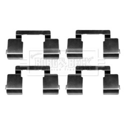 Brake Disc Pad Accessory Kit BORG & BECK BBK1371 for RENAULT