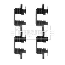 Brake Disc Pad Accessory Kit BORG & BECK BBK1385 for SUBARU