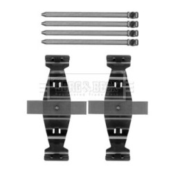 Brake Disc Pad Accessory Kit BORG & BECK BBK1395 for MERCEDES