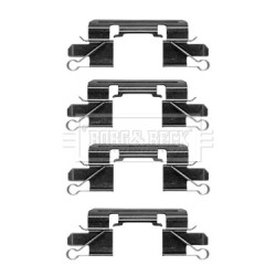 Brake Disc Pad Accessory Kit BORG & BECK BBK1397 for FIAT &more..