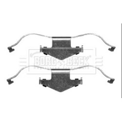 Brake Disc Pad Accessory Kit BORG & BECK BBK1405 for VAUXHALL