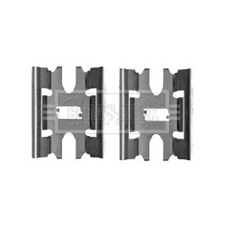 Brake Disc Pad Accessory Kit BORG & BECK BBK1406 for MERCEDES