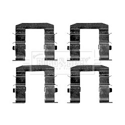 Brake Disc Pad Accessory Kit BORG & BECK BBK1407 for KIA SORENTO