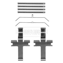 Brake Disc Pad Accessory Kit BORG & BECK BBK1411 for SUBARU IMPREZA