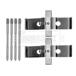 Brake Disc Pad Accessory Kit BORG & BECK BBK1414 for VW TOUAREG