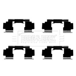 Brake Disc Pad Accessory Kit BORG & BECK BBK1436 for HONDA