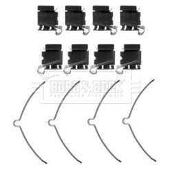 Brake Disc Pad Accessory Kit BORG & BECK BBK1442 for LEXUS