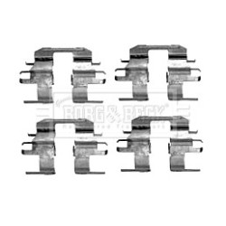 Brake Disc Pad Accessory Kit BORG & BECK BBK1448 for SUBARU