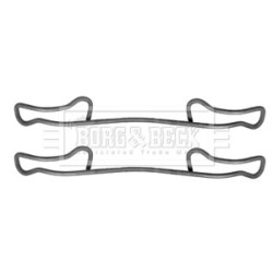 Brake Disc Pad Accessory Kit BORG & BECK BBK1462 for MERCEDES