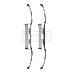 Brake Disc Pad Accessory Kit BORG & BECK BBK1463 for MERCEDES