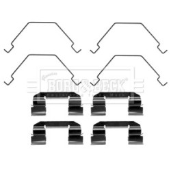 Brake Disc Pad Accessory Kit BORG & BECK BBK1470 for MAZDA