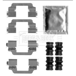 Brake Disc Pad Accessory Kit BORG & BECK BBK1471 for FORD