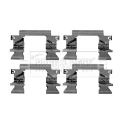 Brake Disc Pad Accessory Kit BORG & BECK BBK1472 for FORD RANGER