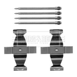 Brake Disc Pad Accessory Kit BORG & BECK BBK1482 for MERCEDES