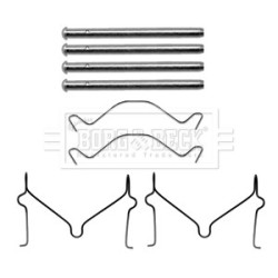 Brake Disc Pad Accessory Kit BORG & BECK BBK1486 for KIA