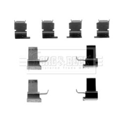 Brake Disc Pad Accessory Kit BORG & BECK BBK1499 for TOYOTA MR2