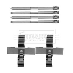 Brake Disc Pad Accessory Kit BORG & BECK BBK1501 for VW TOUAREG