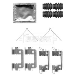 Brake Disc Pad Accessory Kit BORG & BECK BBK1502 for HONDA