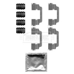 Brake Disc Pad Accessory Kit BORG & BECK BBK1508 for BMW 5