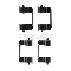 Brake Disc Pad Accessory Kit BORG & BECK BBK1514 for ISUZU D-MAX