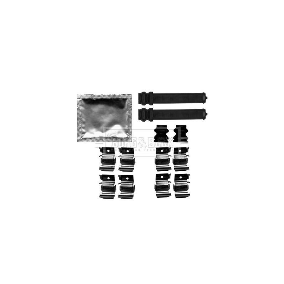 Brake Disc Pad Accessory Kit BORG & BECK BBK1532 for MITSUBISHI