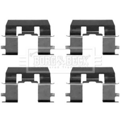 Brake Disc Pad Accessory Kit BORG & BECK BBK1533 for HONDA &more..