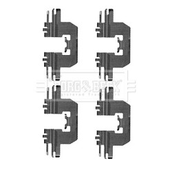 Brake Disc Pad Accessory Kit BORG & BECK BBK1541 for MAZDA MX-5