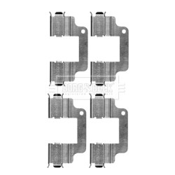 Brake Disc Pad Accessory Kit BORG & BECK BBK1544 for LAND ROVER
