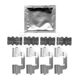 Brake Disc Pad Accessory Kit BORG & BECK BBK1551 for CITROEN